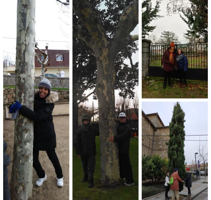 Participantes iniciando la salida de fin de semana organizada por AMPAO