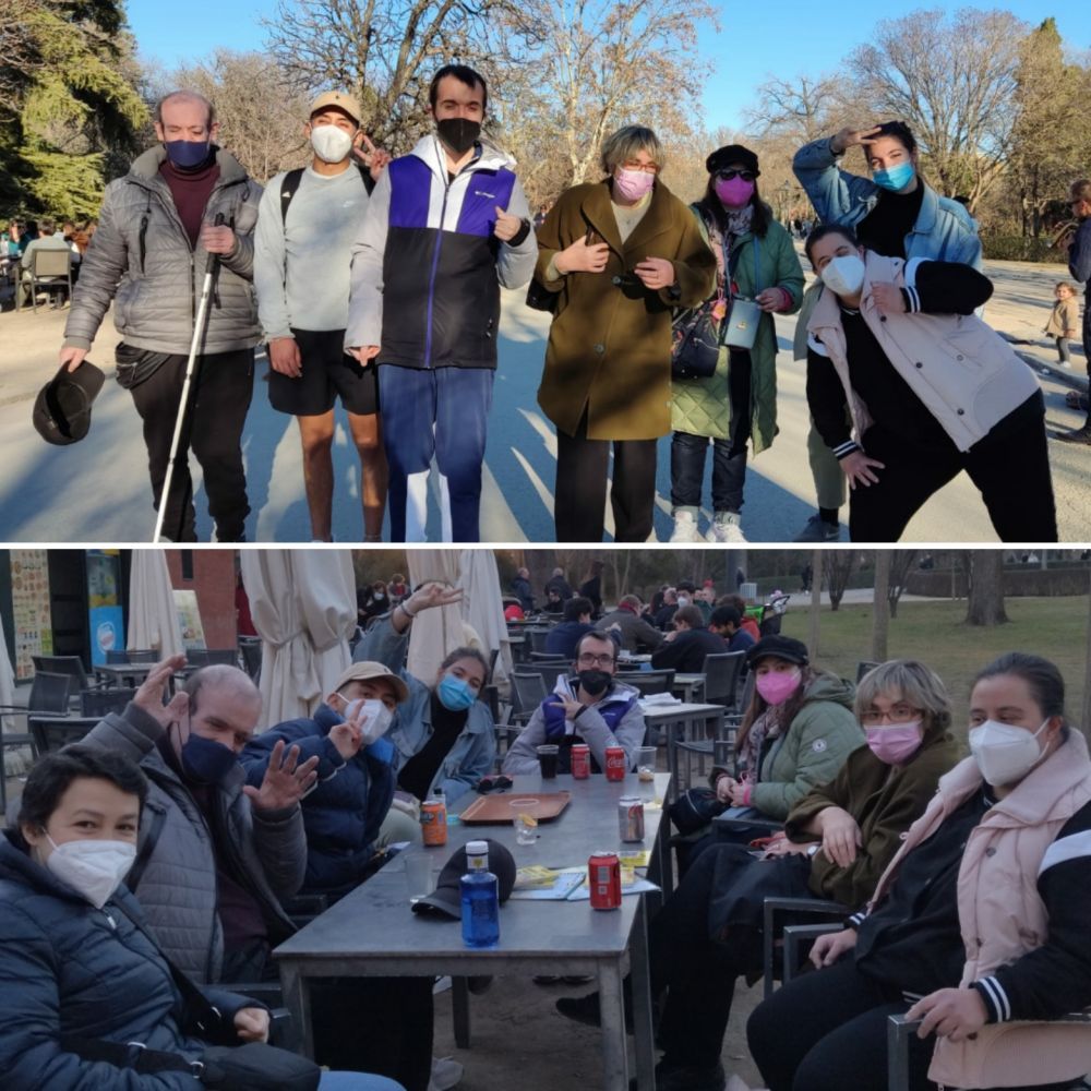Momento relajado en una actividad al aire libre