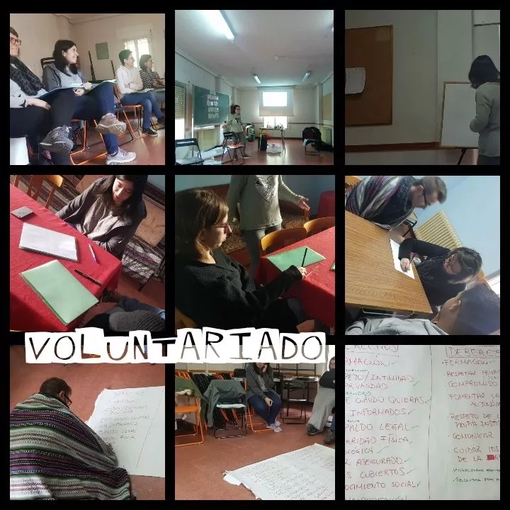 Participación activa durante las jornadas de voluntariado