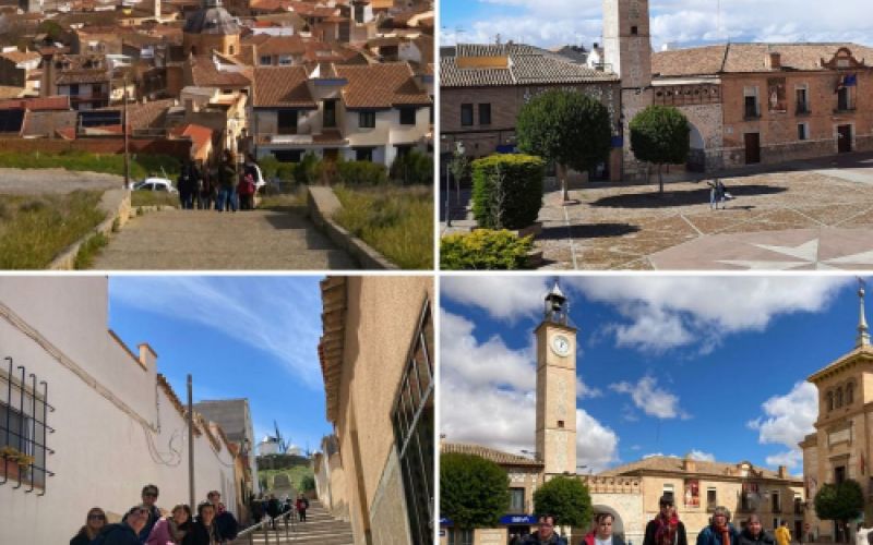 Participantes terminando el día tras las visitas realizadas