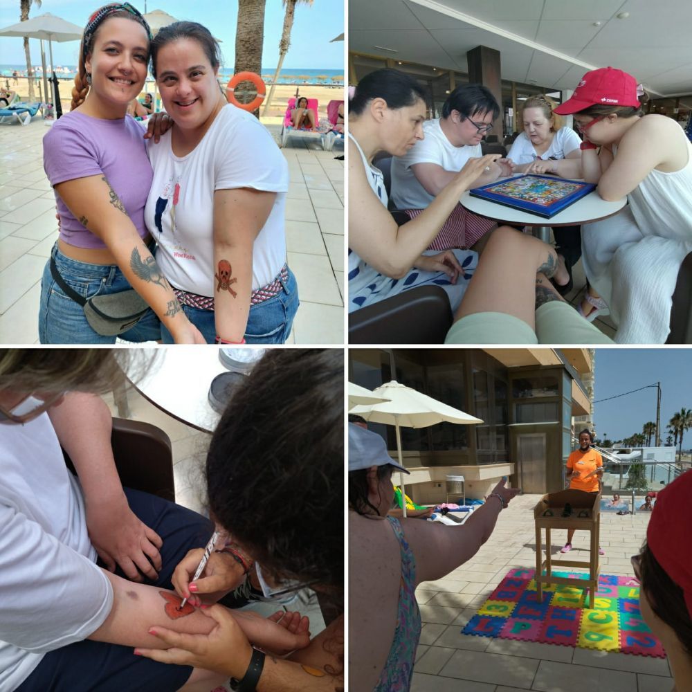 Grupo interactuando con naturalidad en ambiente de confianza