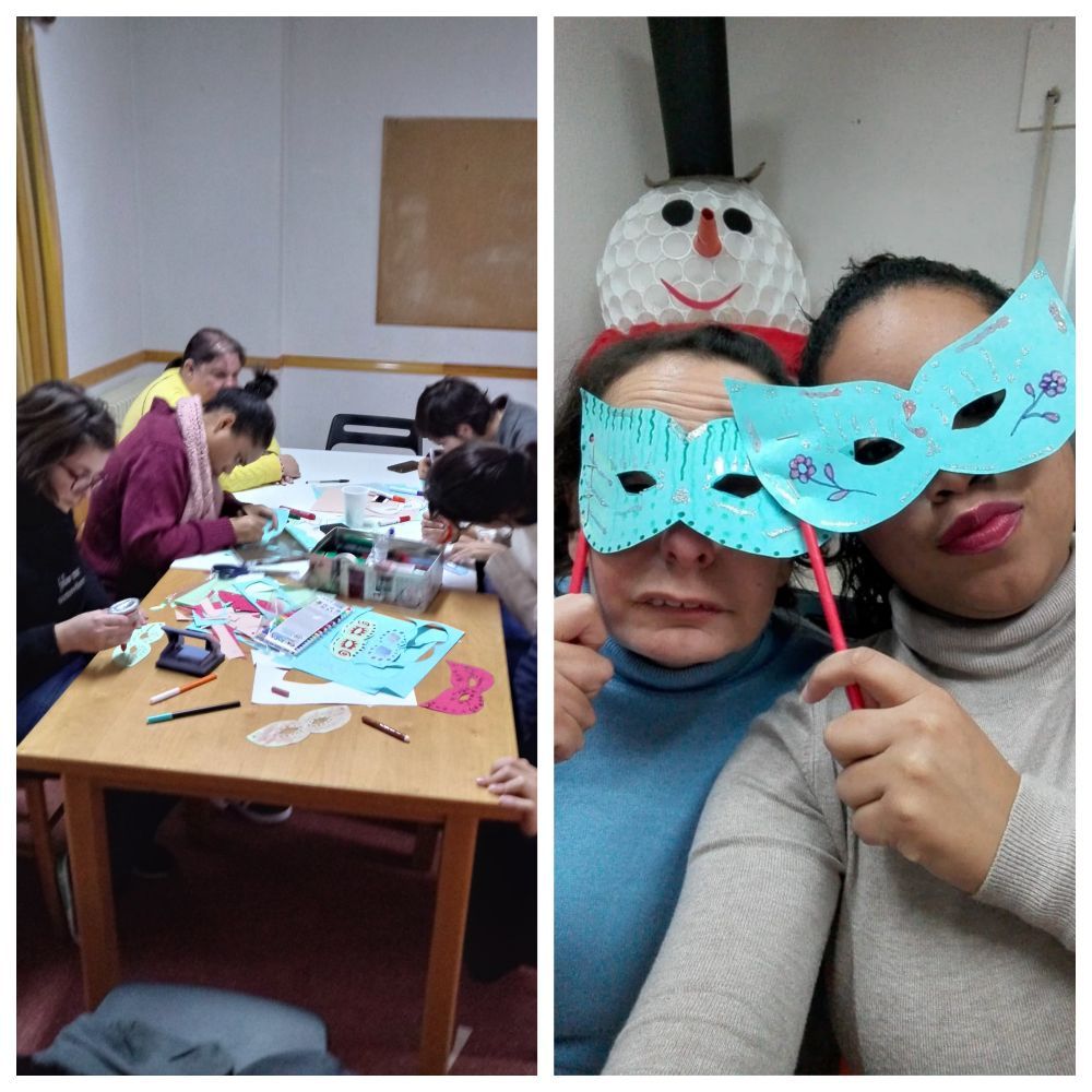 Actividad grupal en exteriores durante la escapada