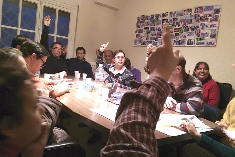 Título de la imagen (title): Mapa de la ubicación de Fundación AMPAO en Madrid