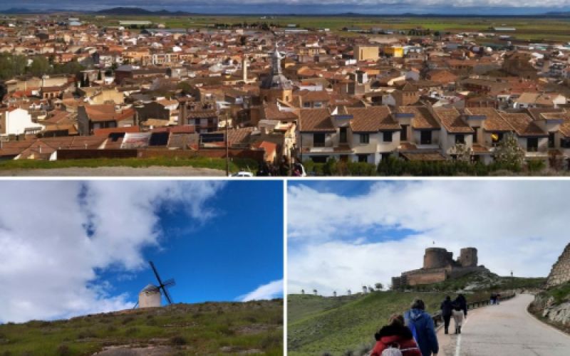 Participantes de AMPAO preparados para la salida a Toledo