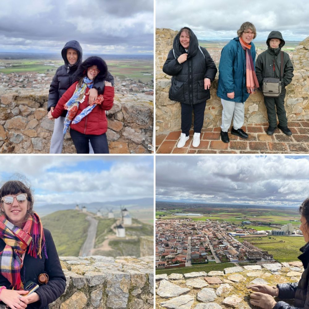 Momento inicial del grupo en su estancia en Consuegra