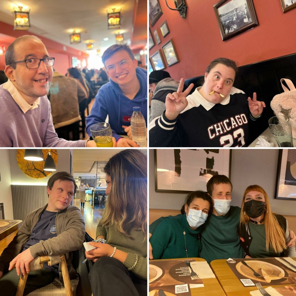 Personas experimentando nuevas formas de entretenimiento