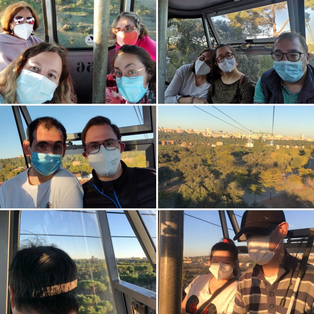 Personas disfrutando de una actividad organizada por AMPAO