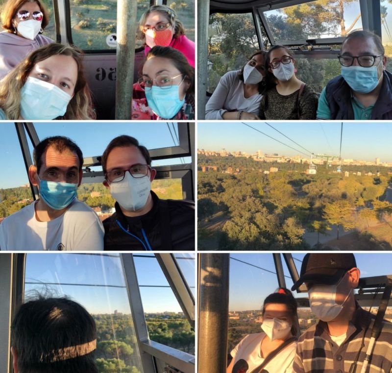 Personas disfrutando de una actividad organizada por AMPAO