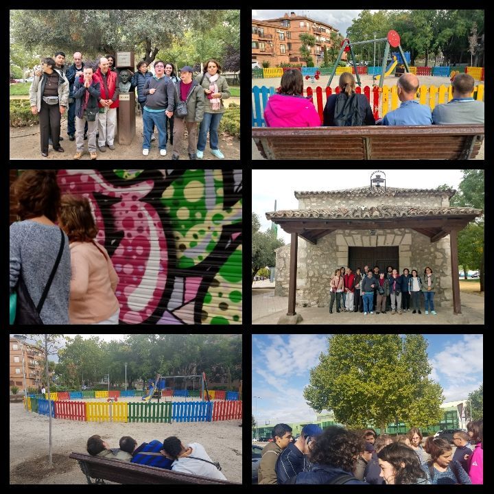 Personas compartiendo un momento lúdico durante la excursión