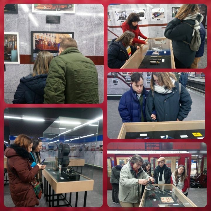 Momento de descanso durante una salida organizada