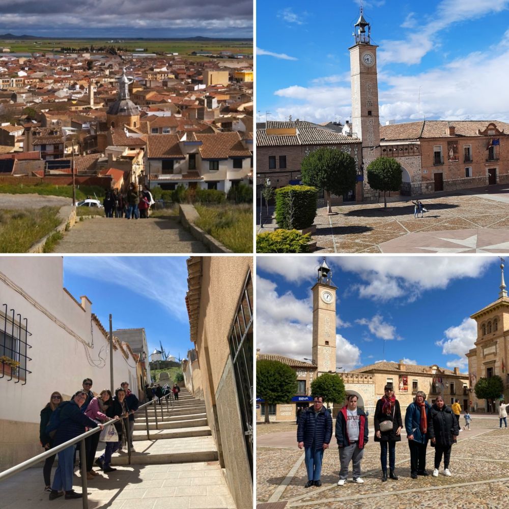 Participantes terminando el día tras las visitas realizadas
