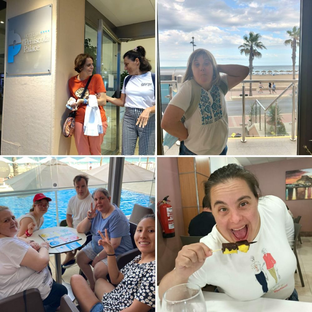 Grupo realizando una dinámica que promueve la cooperación