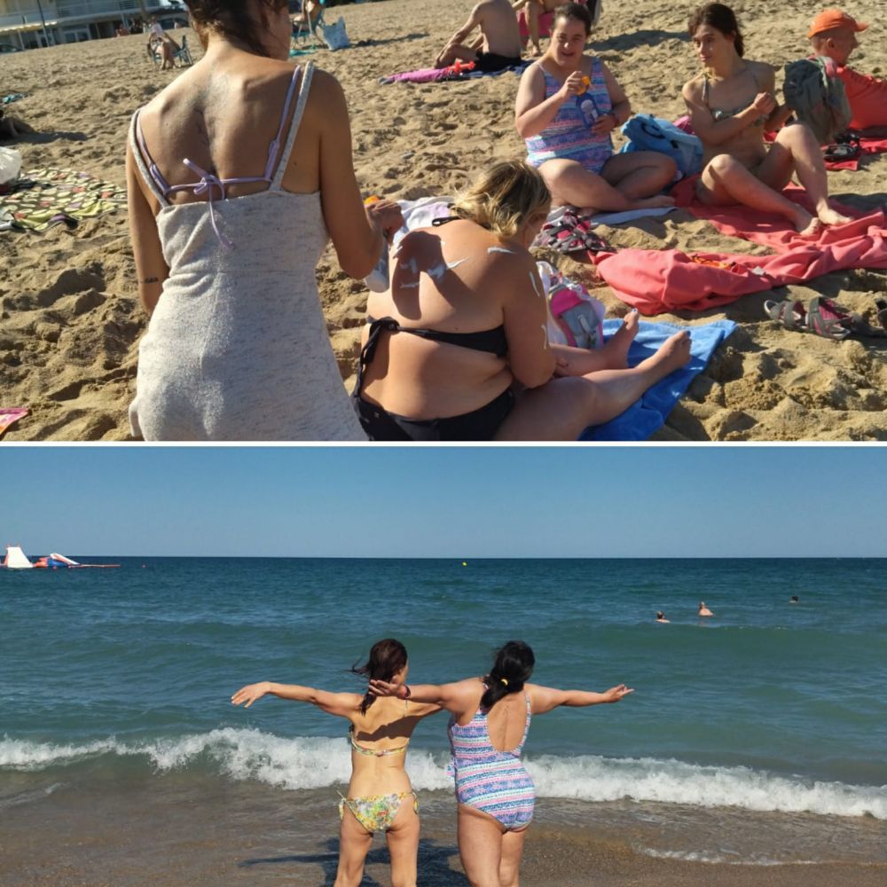 Personas interactuando en un entorno relajado y amigable