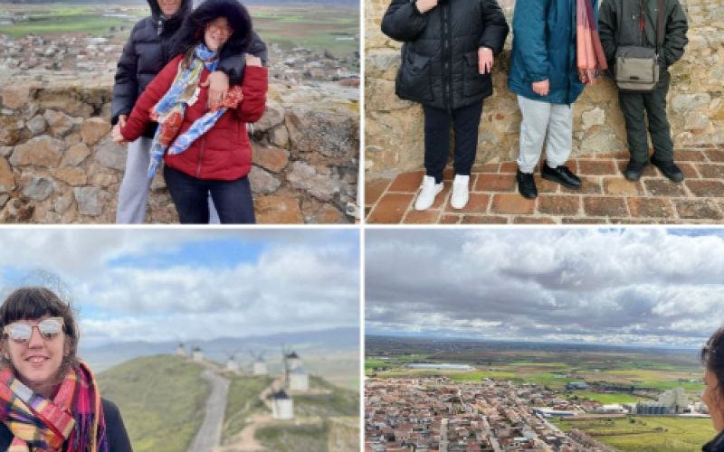 Momento inicial del grupo en su estancia en Consuegra